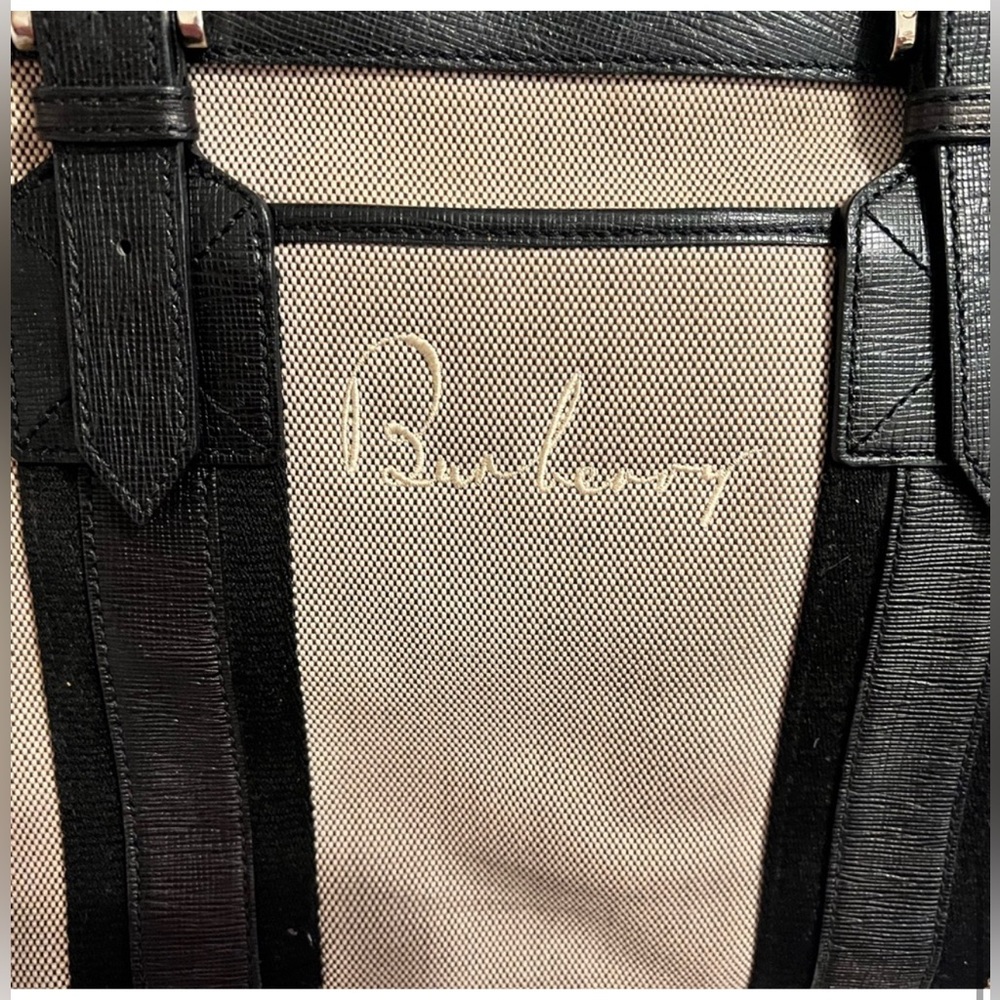 ⭐️ SALE ⭐️ Burberry Canvas and Leather Tote - Picture 10 of 13